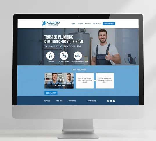 Fixing an Outdated Plumbing Website