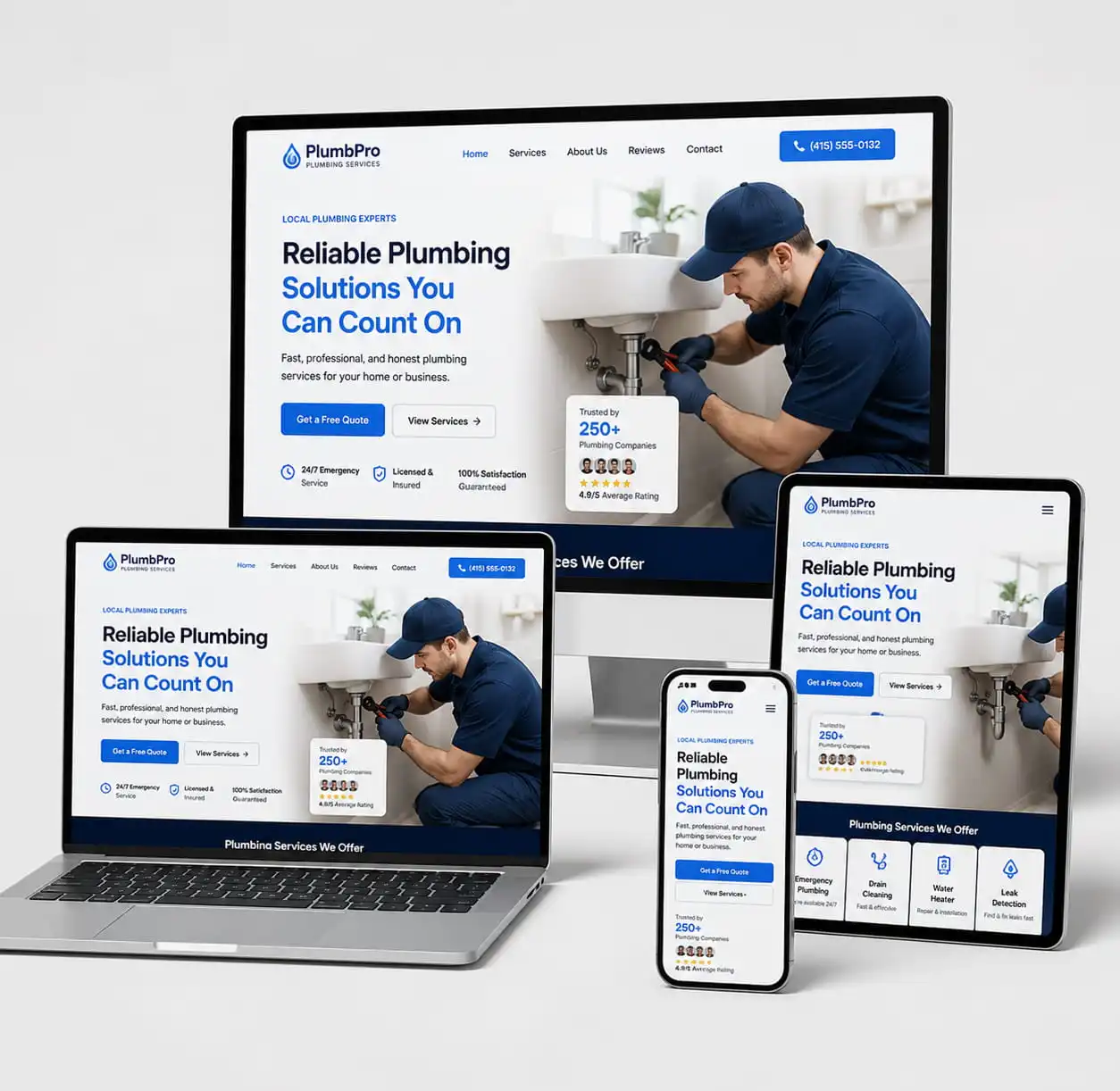 Get More Plumbing Leads With a High-Converting Website Design