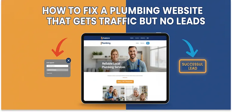How to Fix a Plumbing Website That Gets Traffic but No Leads