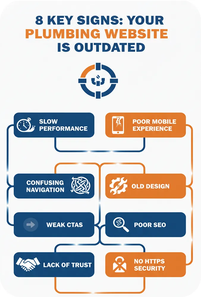 Key Signs Your Plumbing Website Is Outdated