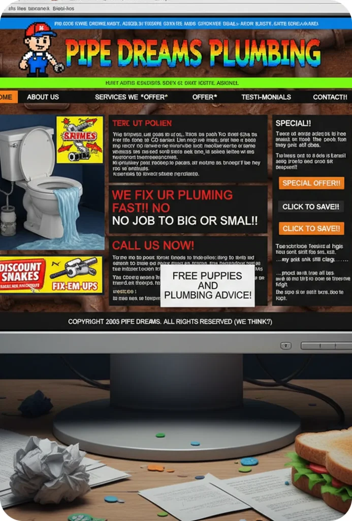 Poor Website Design Problems