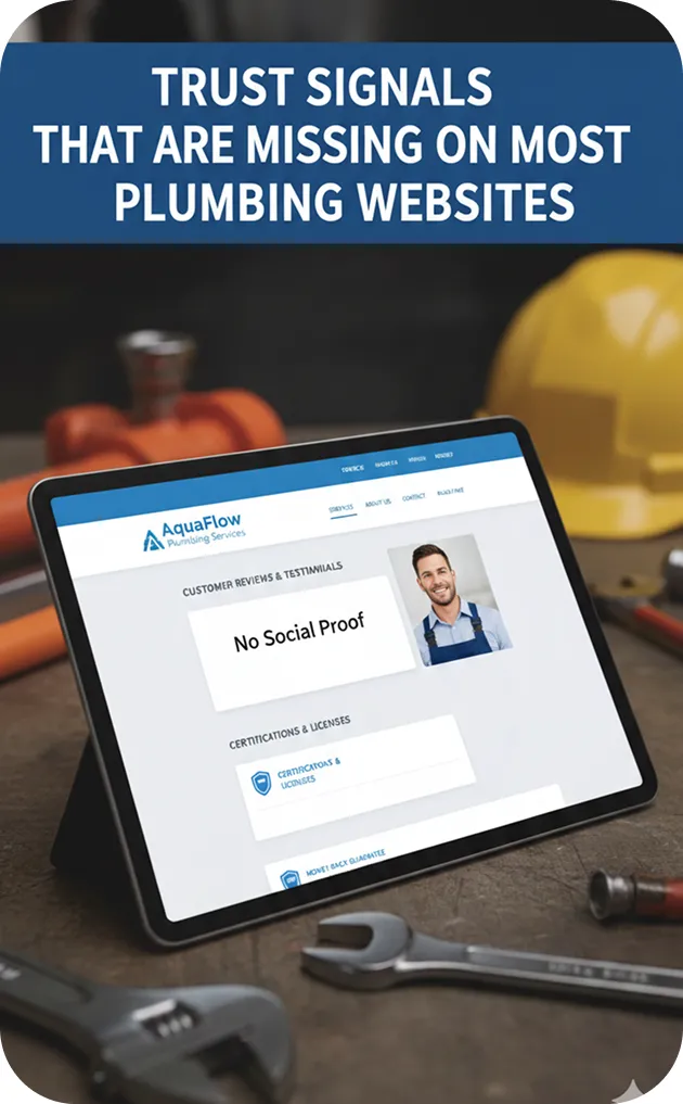 Trust Signals That Are Missing on Most Plumbing Websites
