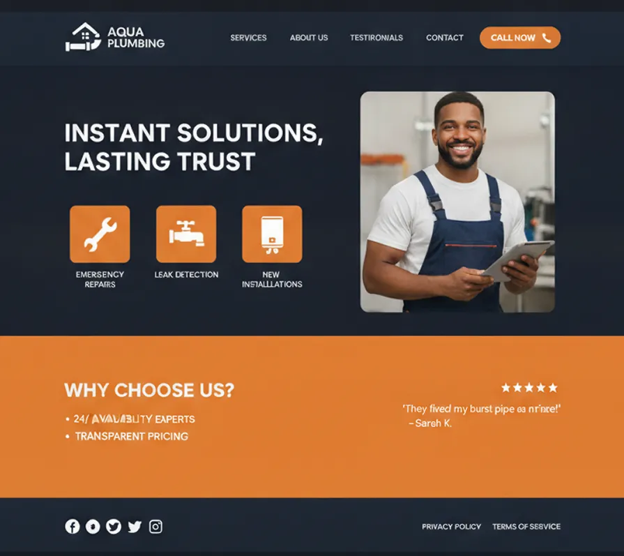 Core UX Principles for High-Converting Plumbing Websites