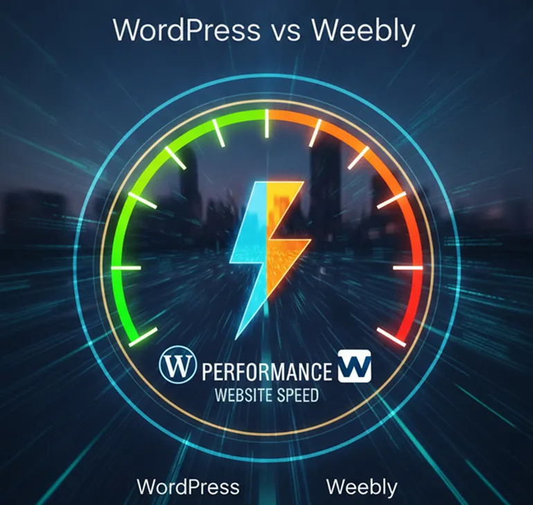 Website Speed & Performance WordPress vs Weebly