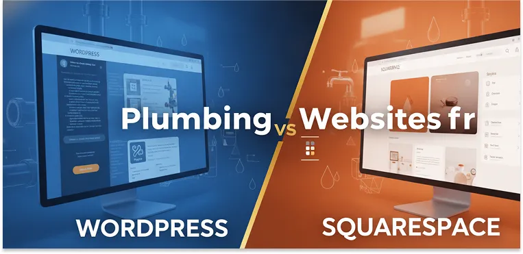 WordPress vs Squarespace for Plumbing Websites